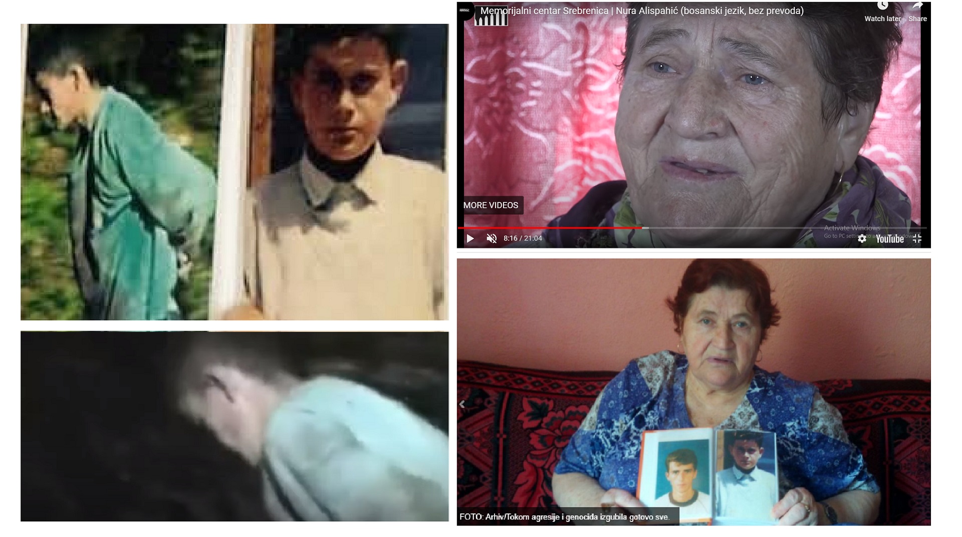 VIDEO) Umrla Nura Alispahić, majka koja je na poznatom videosnimku uživo  gledala ubistvo 16-godišnjeg sina Azmira, od strane Škorpiona - The  Balkantimes Press
