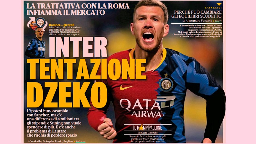 Gazzetta dello Sport cijelu naslovnicu posvetio Džeki