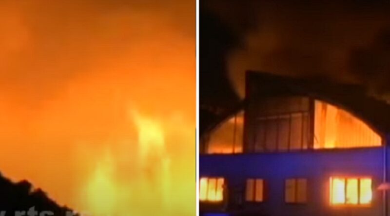 Teška noć u industrijskoj zoni u Valjevu, izgorjele dvije fabrike