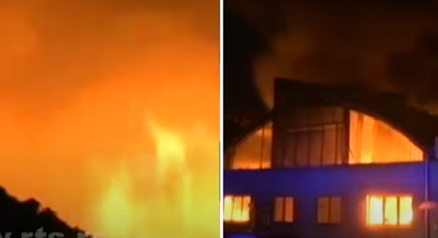Teška noć u industrijskoj zoni u Valjevu, izgorjele dvije fabrike