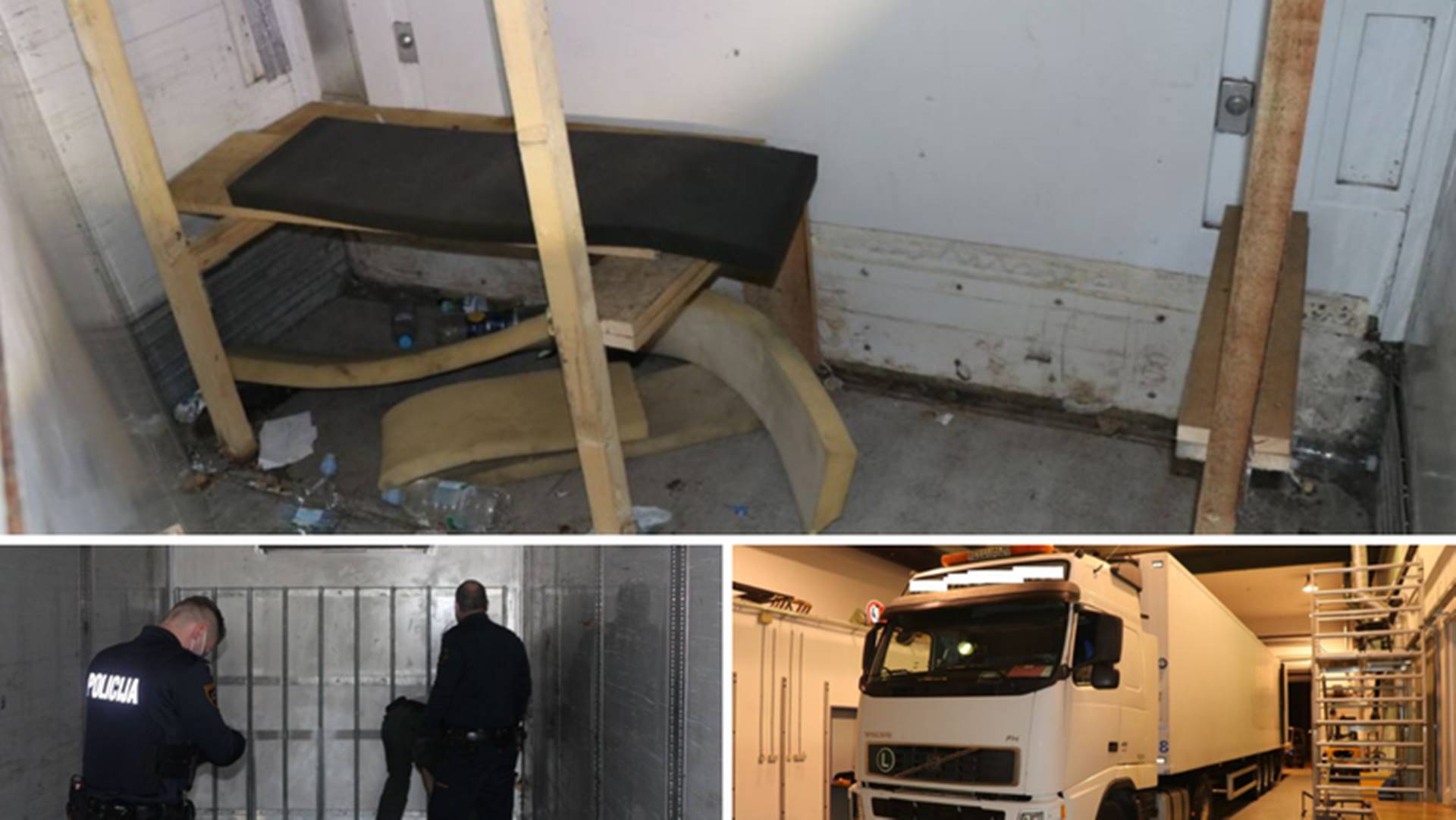 Vozač u Bosni i Hercegovini ugurao 13 migranata u lažni zid kamiona