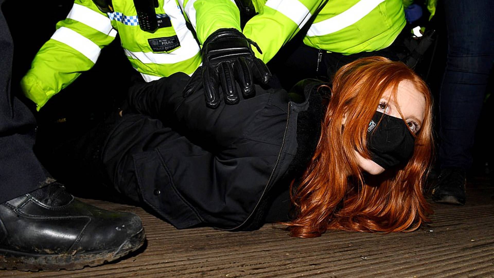 IN PHOTOS: UK police crackdown on vigil for Sarah Everard