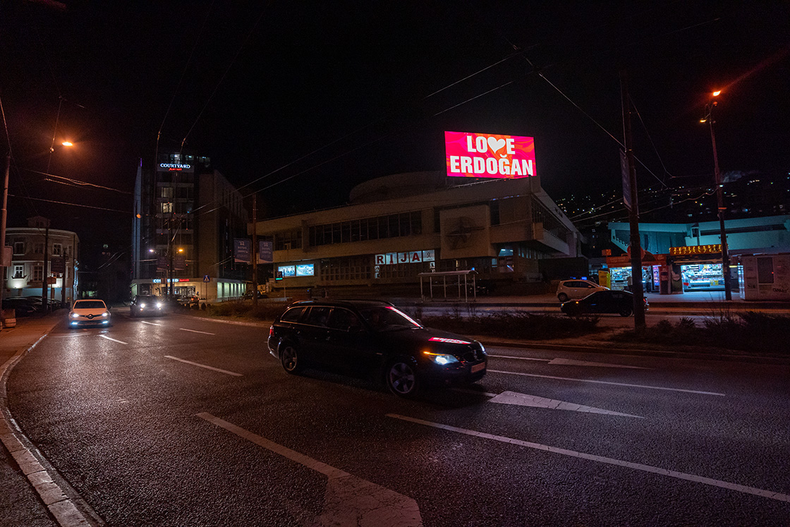 Podrška predsjedniku Turske: “Love Erdogan” na bilbordima u Sarajevu