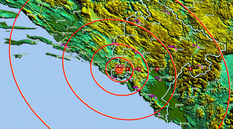 Zemljotres, Crna Gora, Herceg Novi