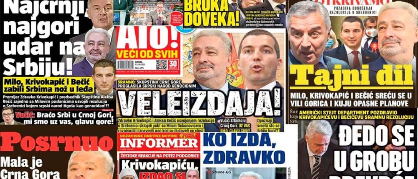 Bezočna propaganda Vučićevih tabloida