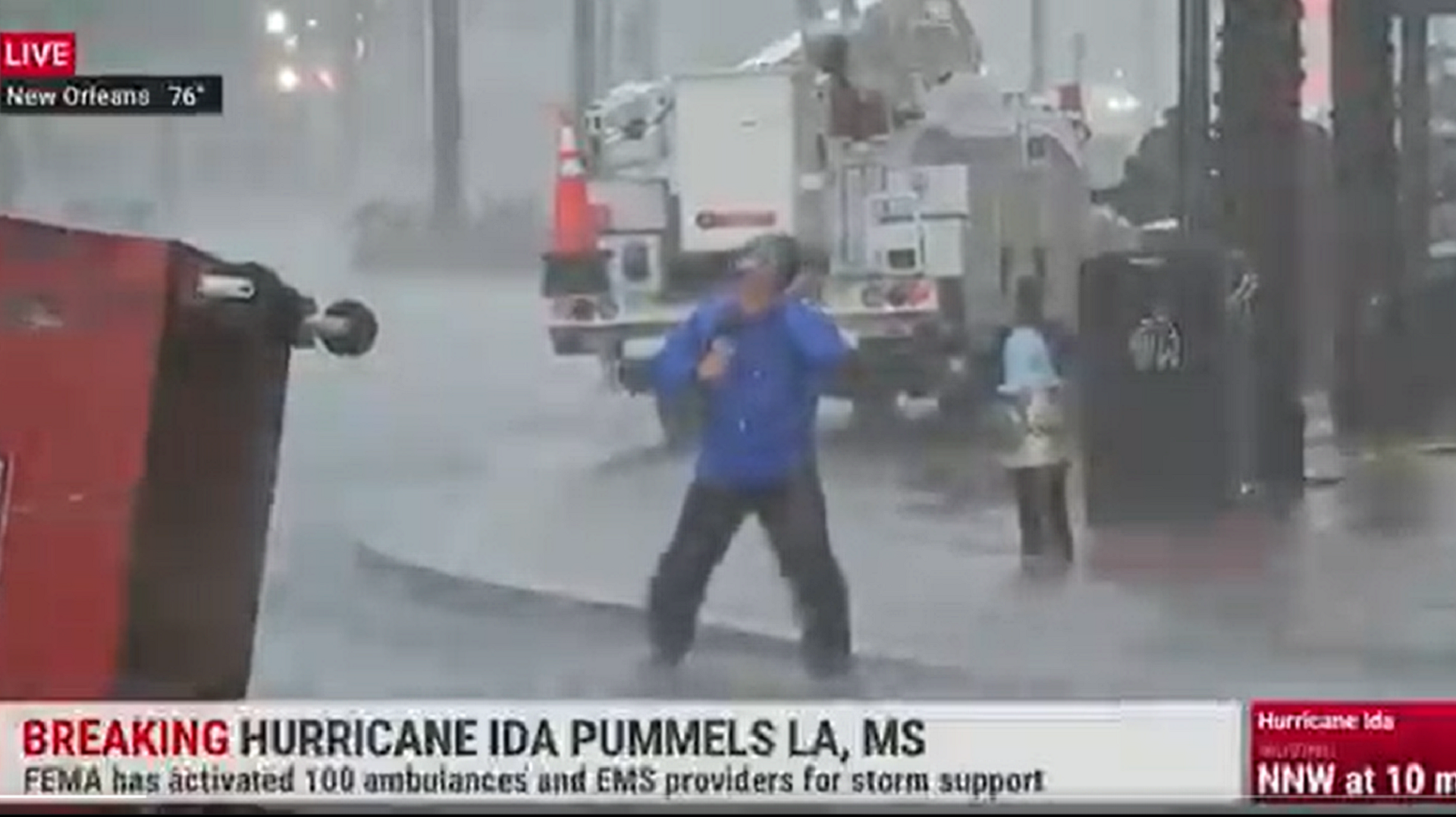 Louisiana, New Orleans, Ida, uragan