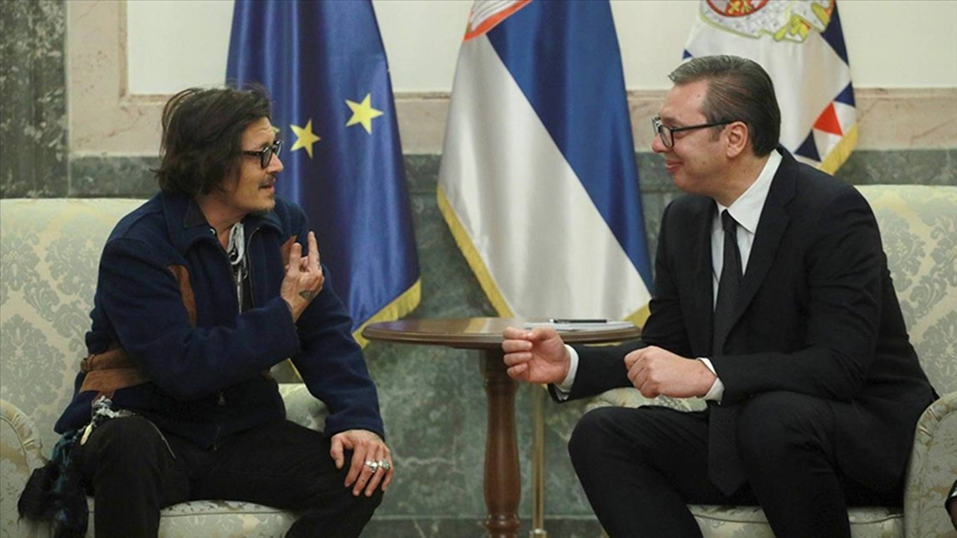Beograd: Vučić se sastao sa holivudskim glumcem Johnnyjem Deppom