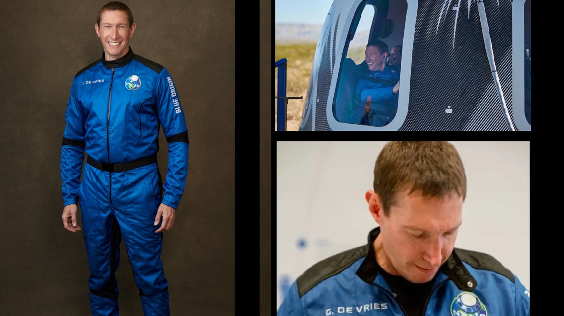 Glen de Vries. Blue Origin flight,dies, New Jersey, plane crash,Jeff Bezos
