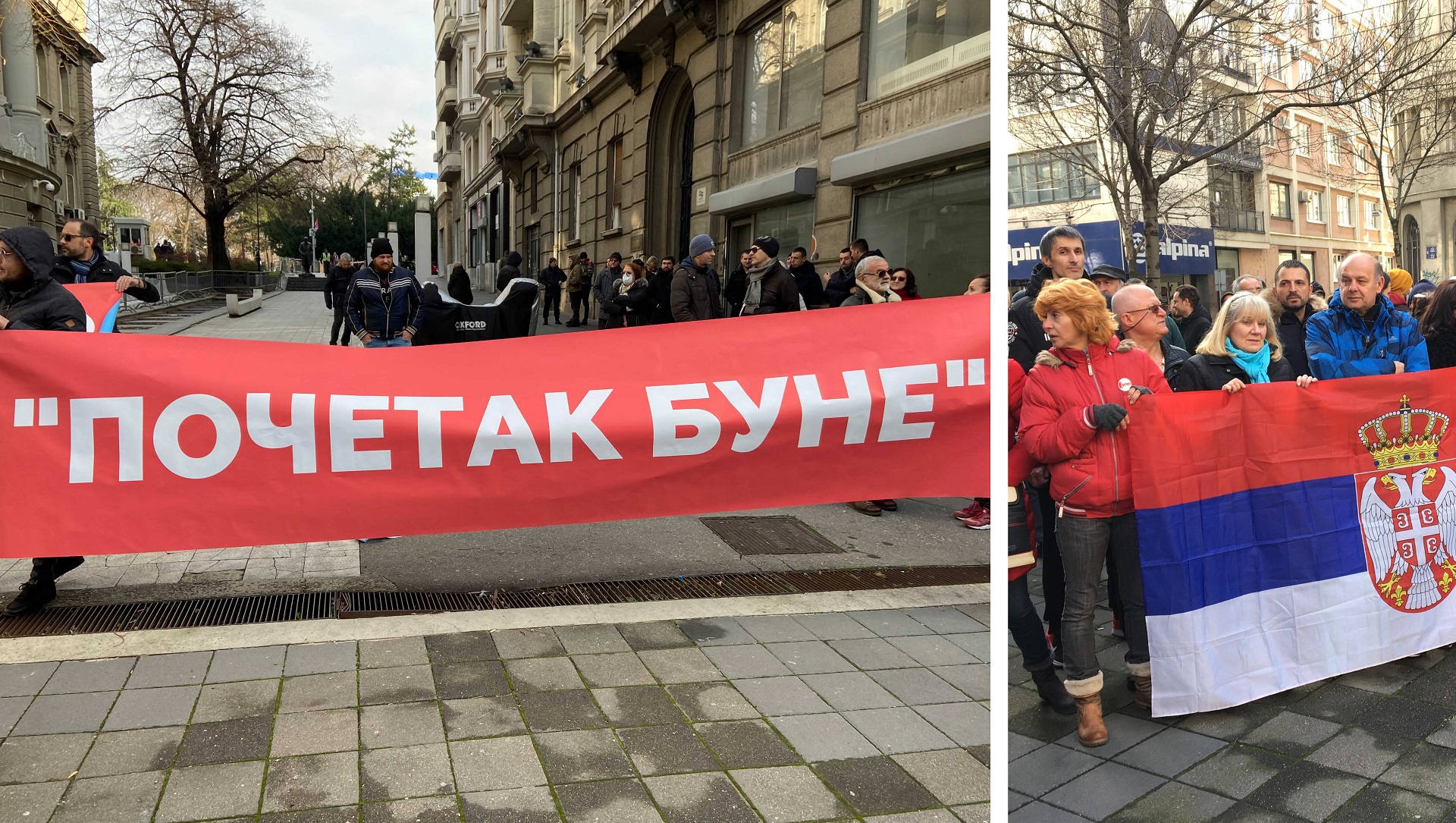 Protesti Srbija, Beograd, Novi Sad, blokade, incidenti, Zakon o referendumu
