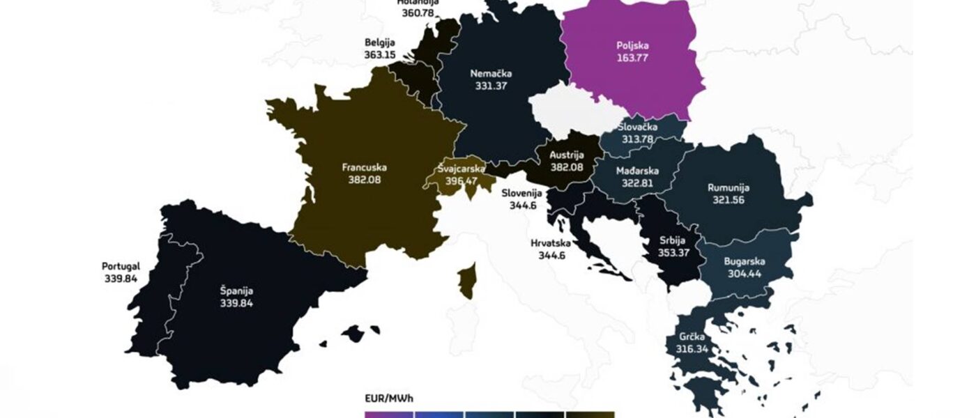 Putin "zavrće ruku" Srbima: Srbija među zemljama s najskupljim energentima u Evropi - MAPA
