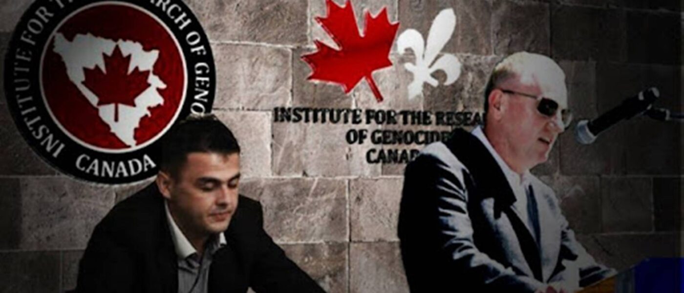 Institute for the Researching of Genocide Canada: Canada for Bosnia and Herzegovina
