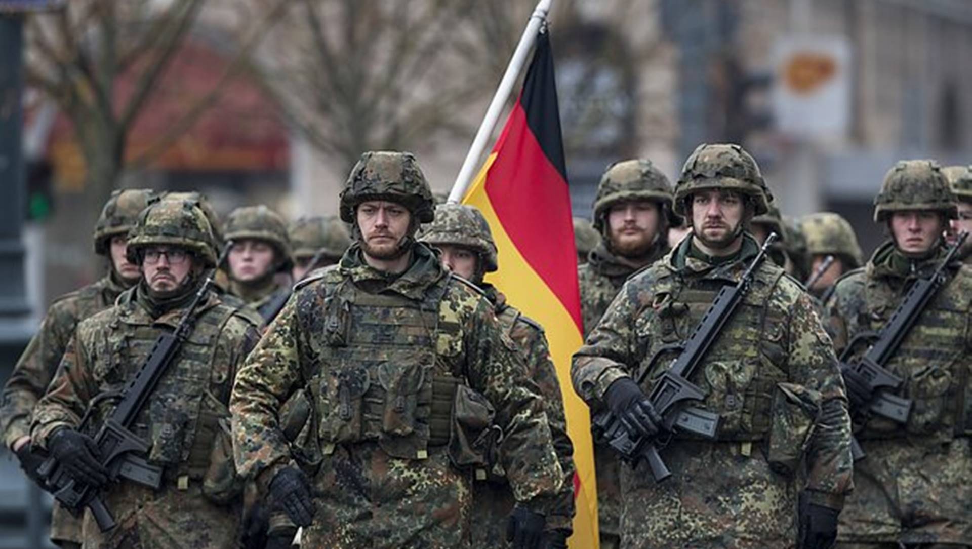 The German Army Reinforcements Reach Lithuania Amid Ukraine Crisis 