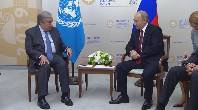 Generalni sekretar UN se sastaje sa Putinom u Moskvi