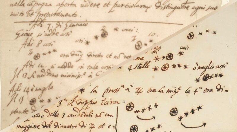 Galileo Galilei, The University of Michigan, manuscript