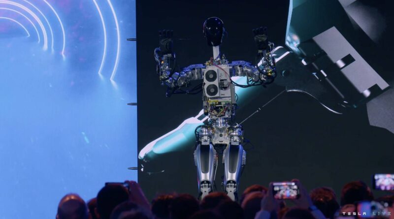Musk said Tesla was building a humanoid robot, known as the Tesla Bot