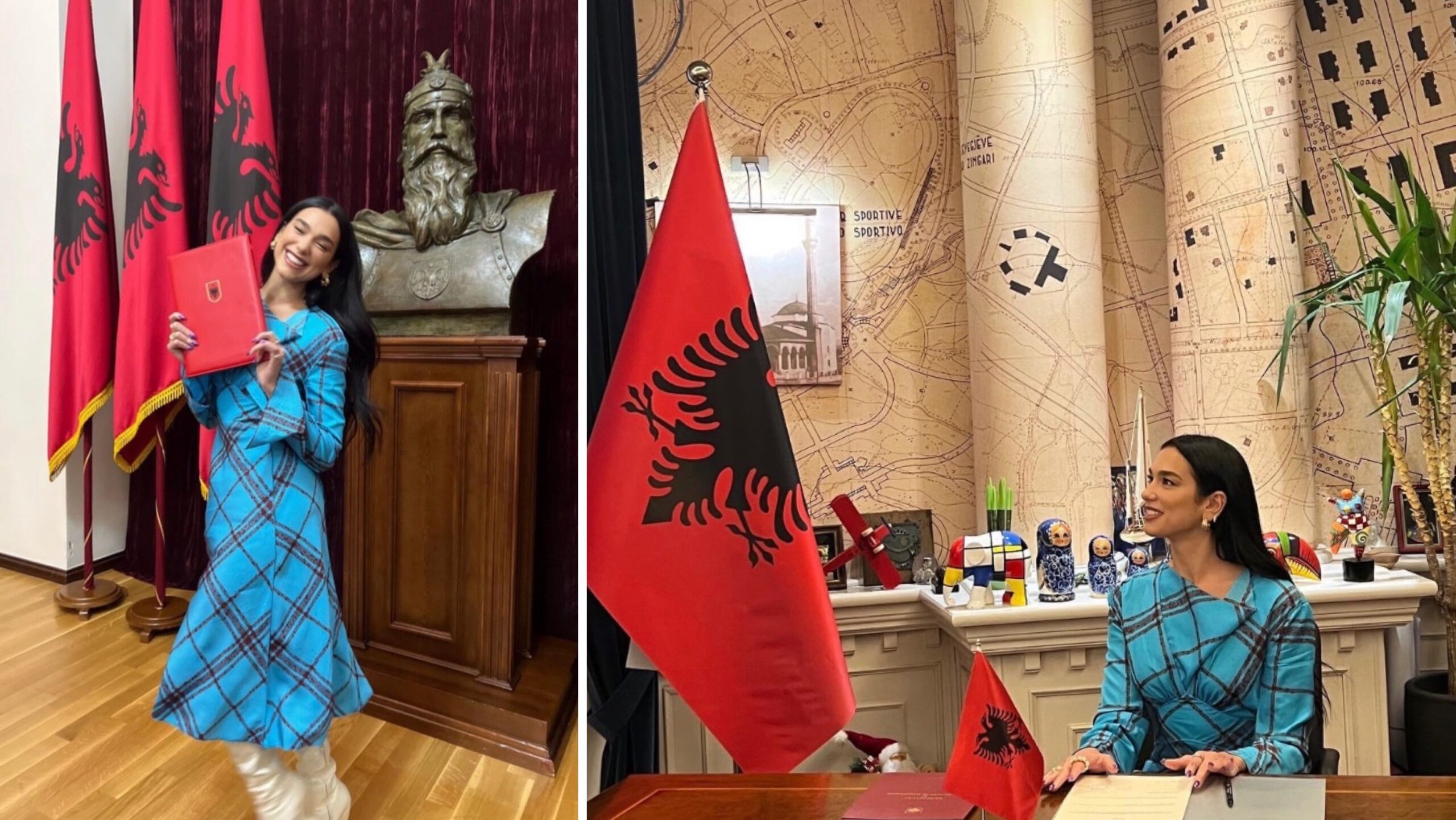 Dua Lipa, Albanija, Albansko državljanstvo, Bajram Begaj