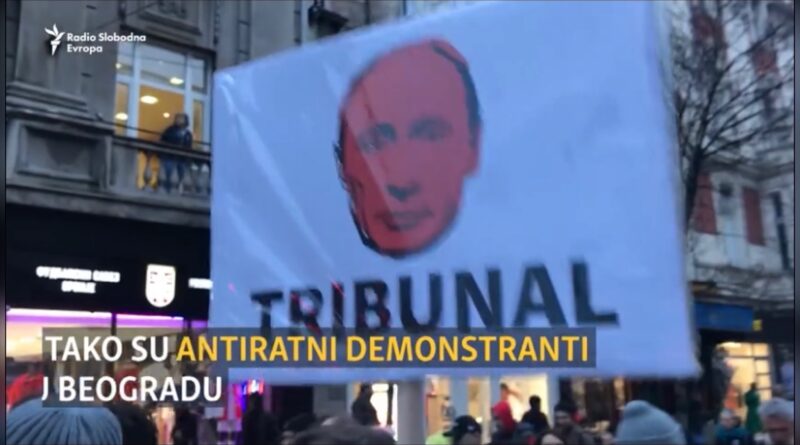 Beograd, protesti, rat, Ukrajina, Rusija