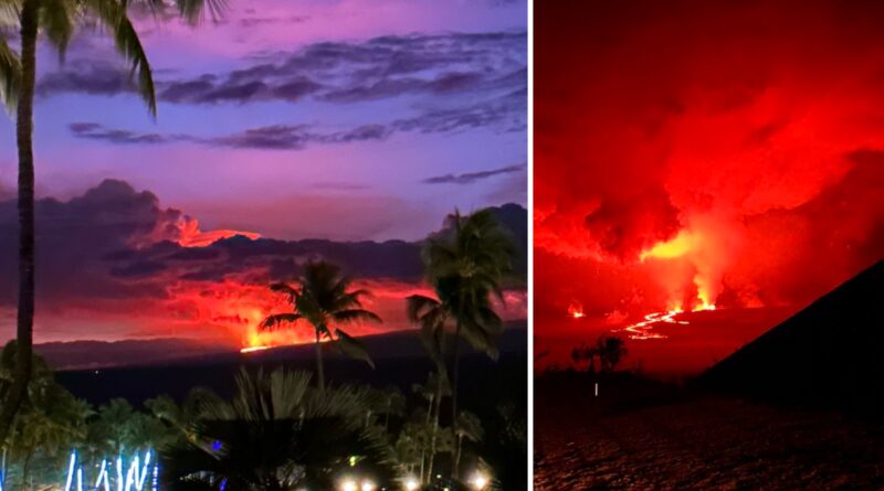 Mauna Loe, vulkan, Erupcija, Havaji, SAD