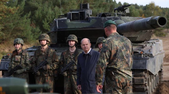 SCHOLZ: "Wise to prepare for a long war"