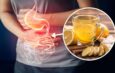 Marshmallow and ginger teas against heartburn and flatulence