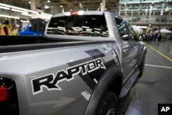 Fordovo vozilo Raptor F-150, fotografisano 11. aprila 2024. u fabrici u državi Michigan.