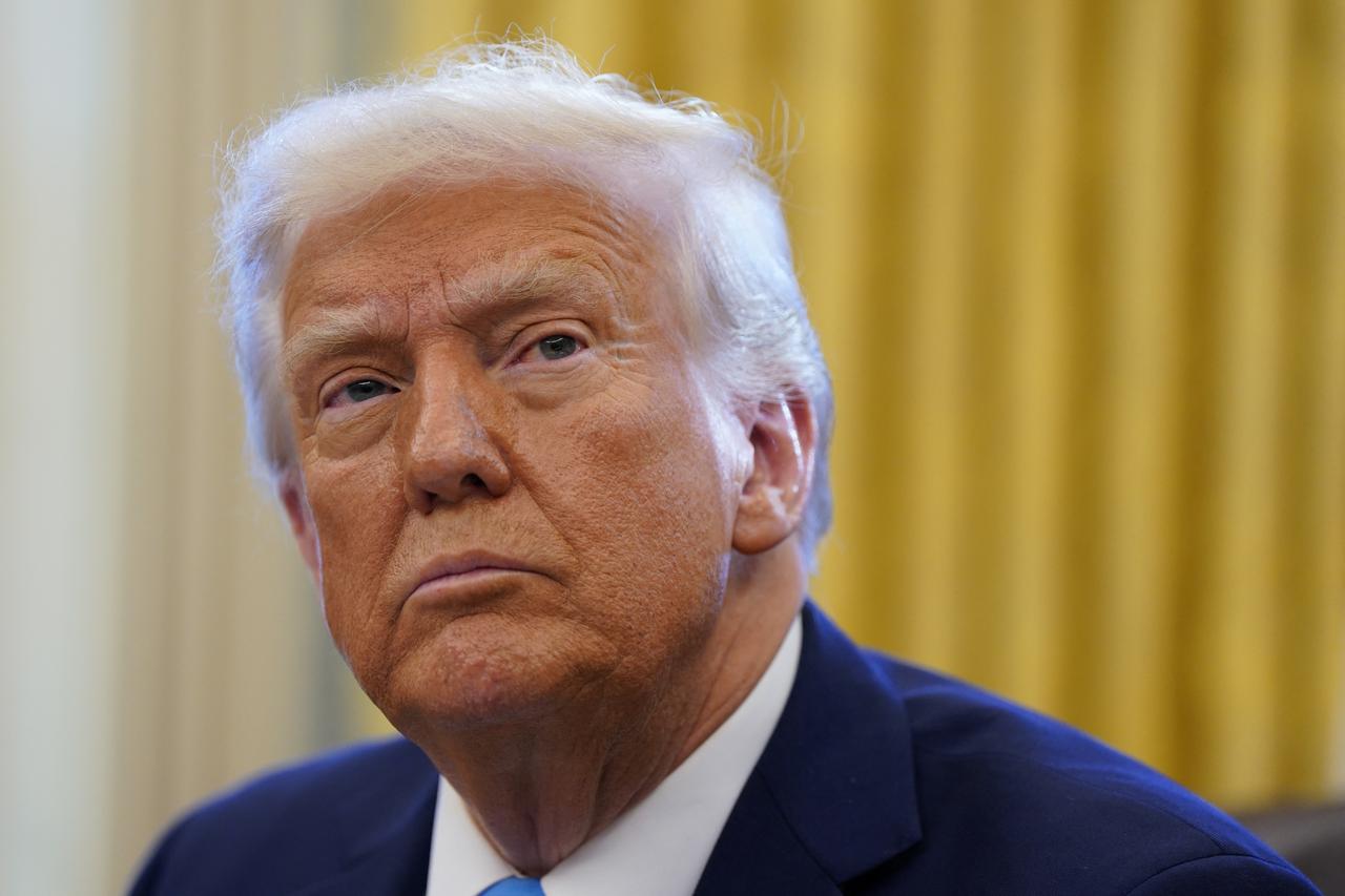 U.S. President Donald Trump at the Oval Office in the White House