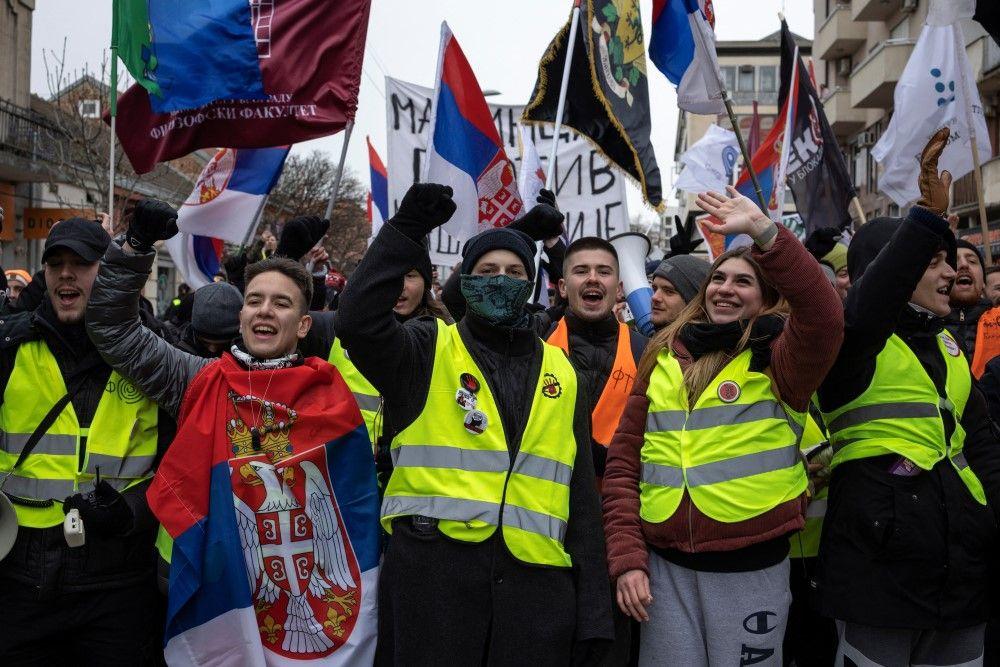 studenti, studentski protest, studentsko pešačenje