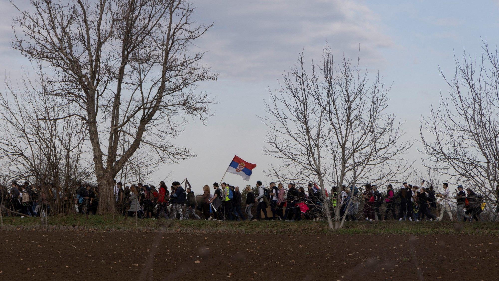 studenti, studentsko pešačenje