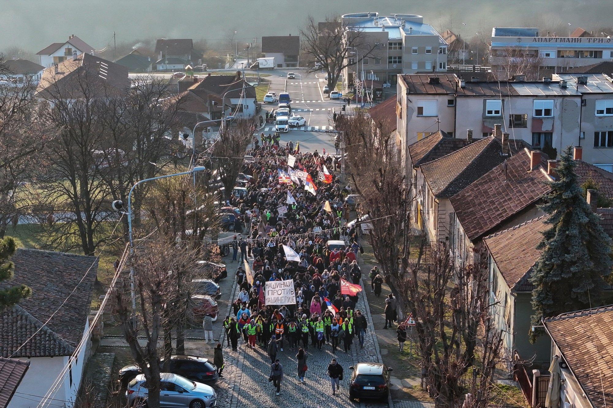 studenti, studentski protest, studentsko pešačenje